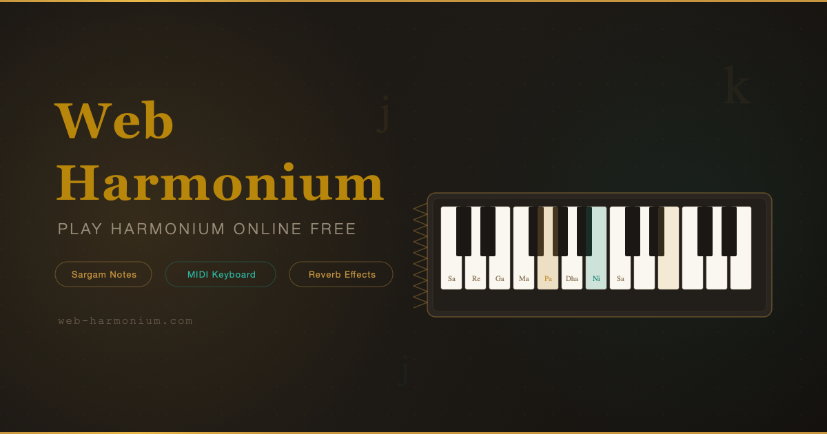 Screenshot 1 of Web Harmonium