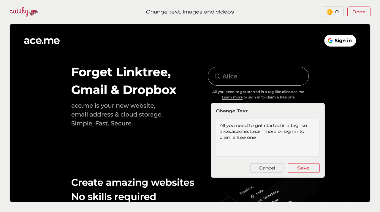 Screenshot 4 of Cuttly