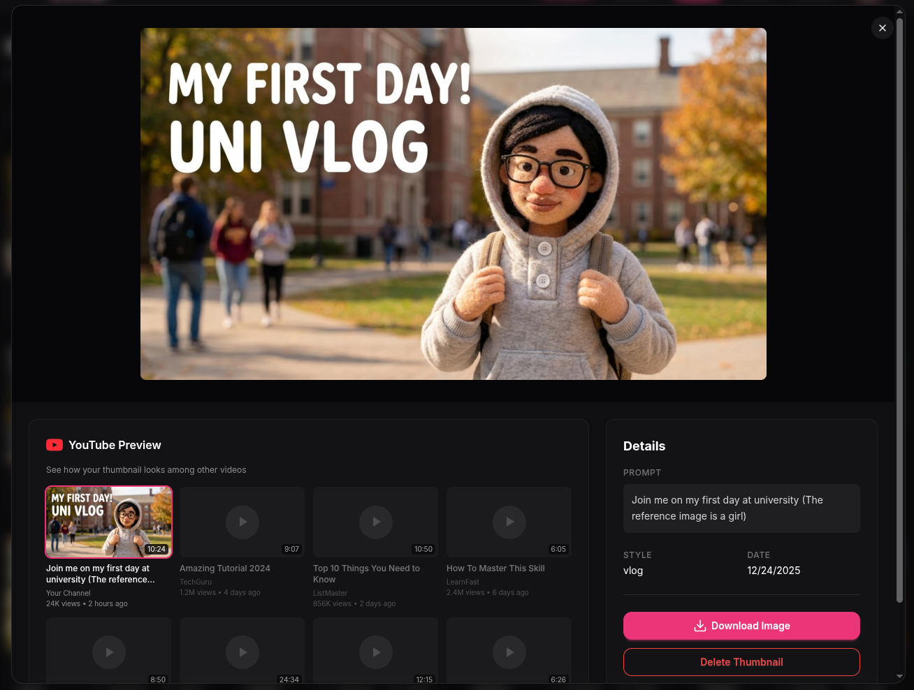 Screenshot 9 of YTTG - YouTube Thumbnail Generator