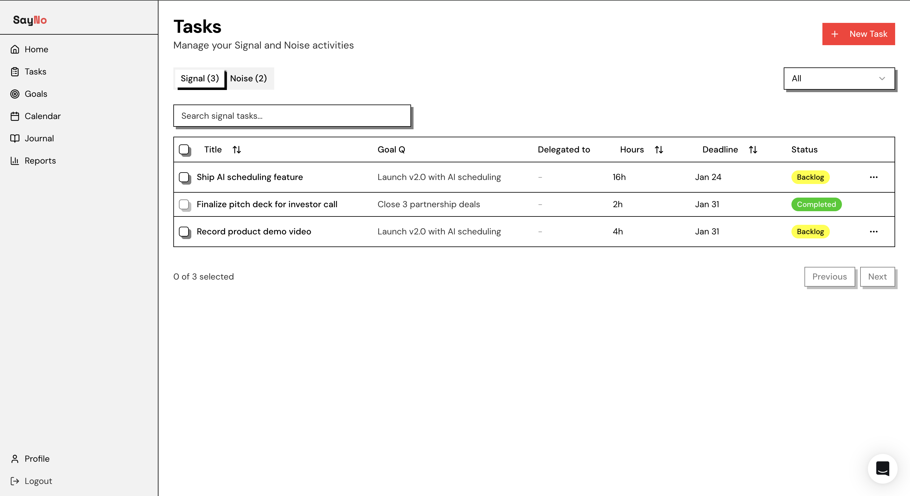 Screenshot 3 of SayNo - Focus on What Matters