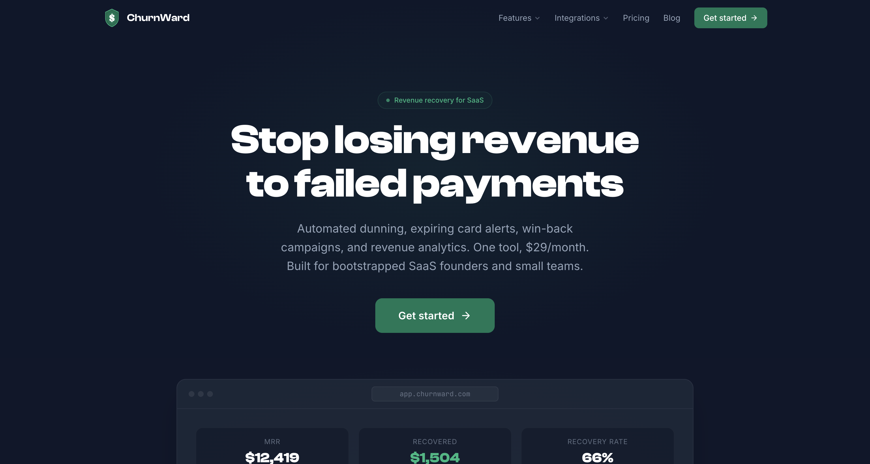 Screenshot 1 of ChurnWard