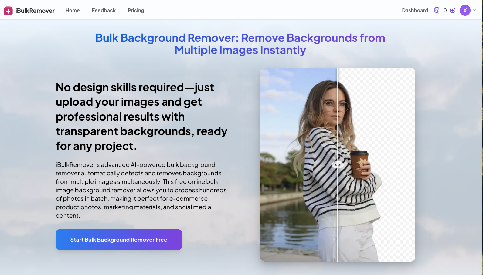 Screenshot 1 of Free Bulk Background Remover Online