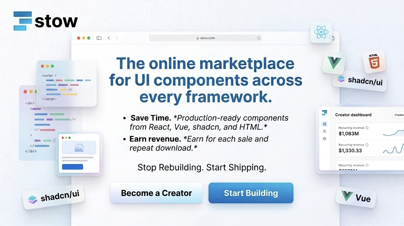 Screenshot 1 of Stow - UI Marketplace