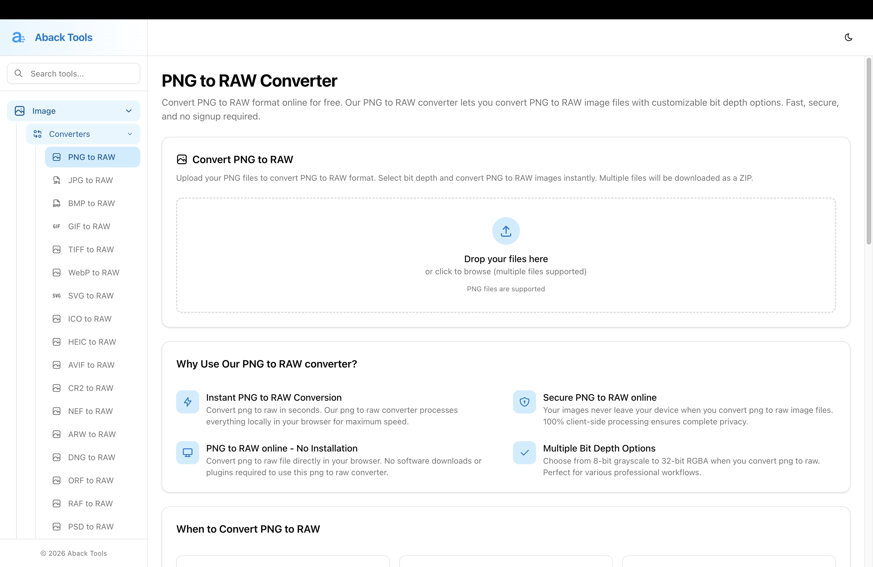 Screenshot 2 of Aback Tools