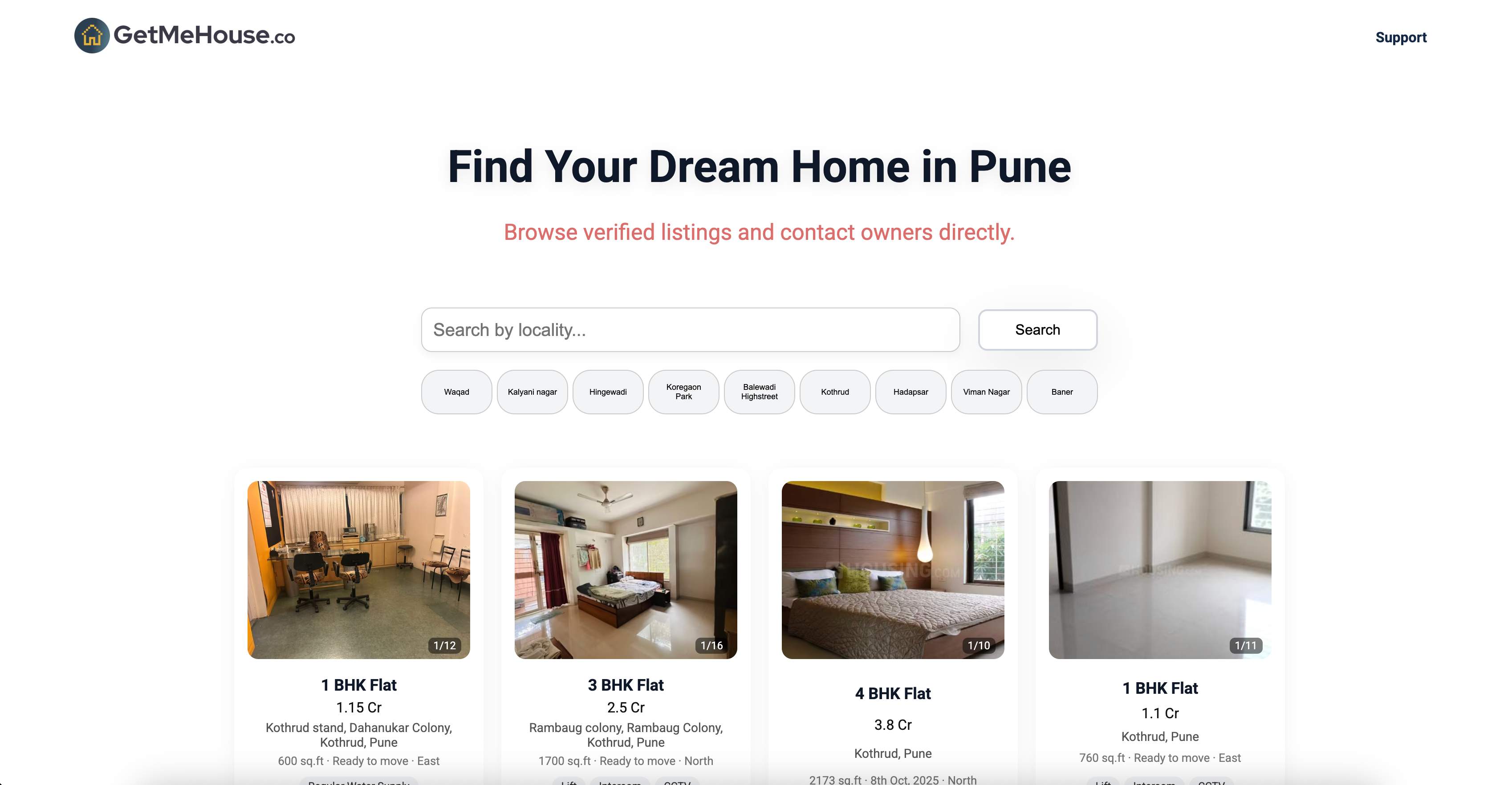 Screenshot 1 of GetMeHouse