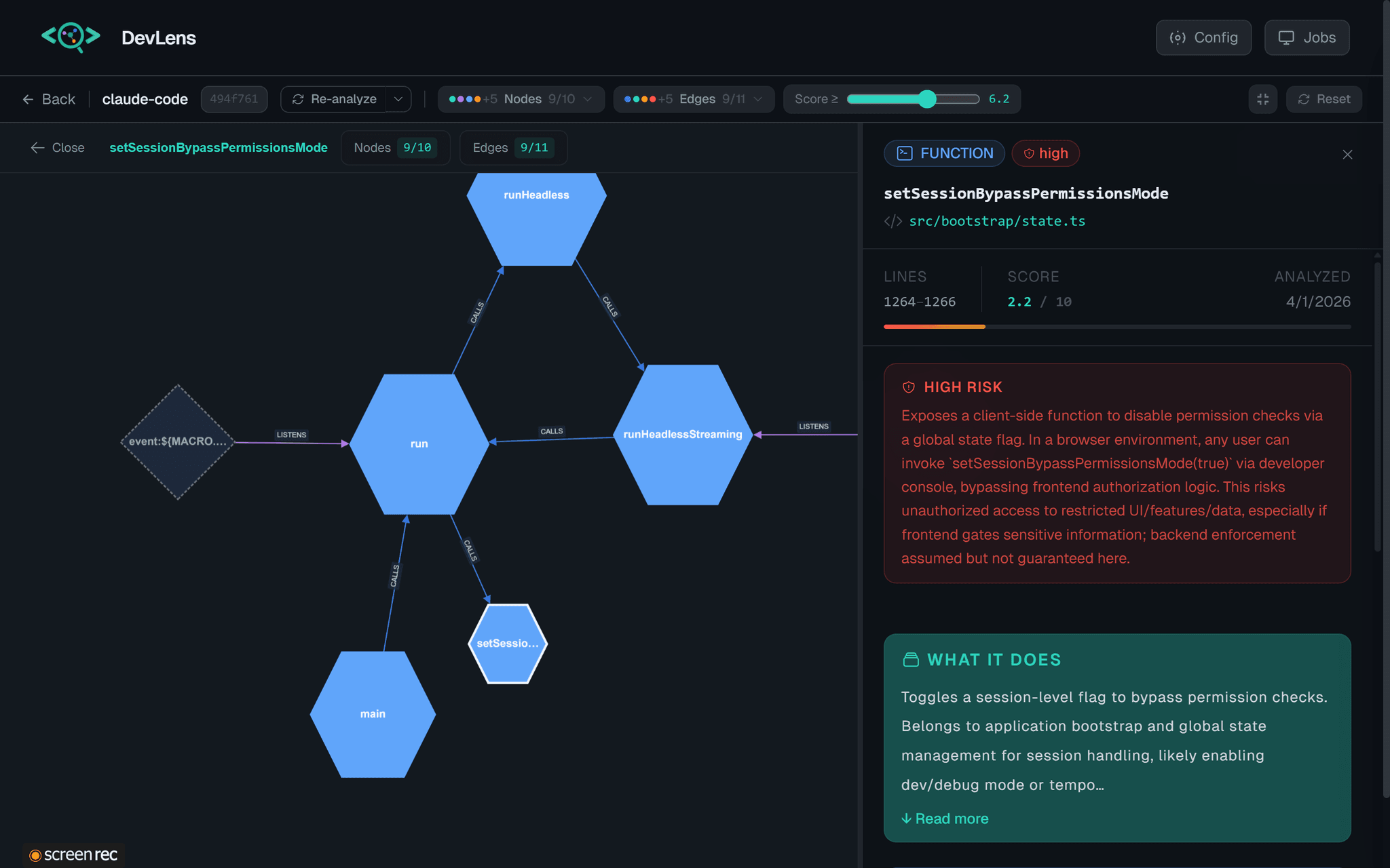 Screenshot 3 of DevLens
