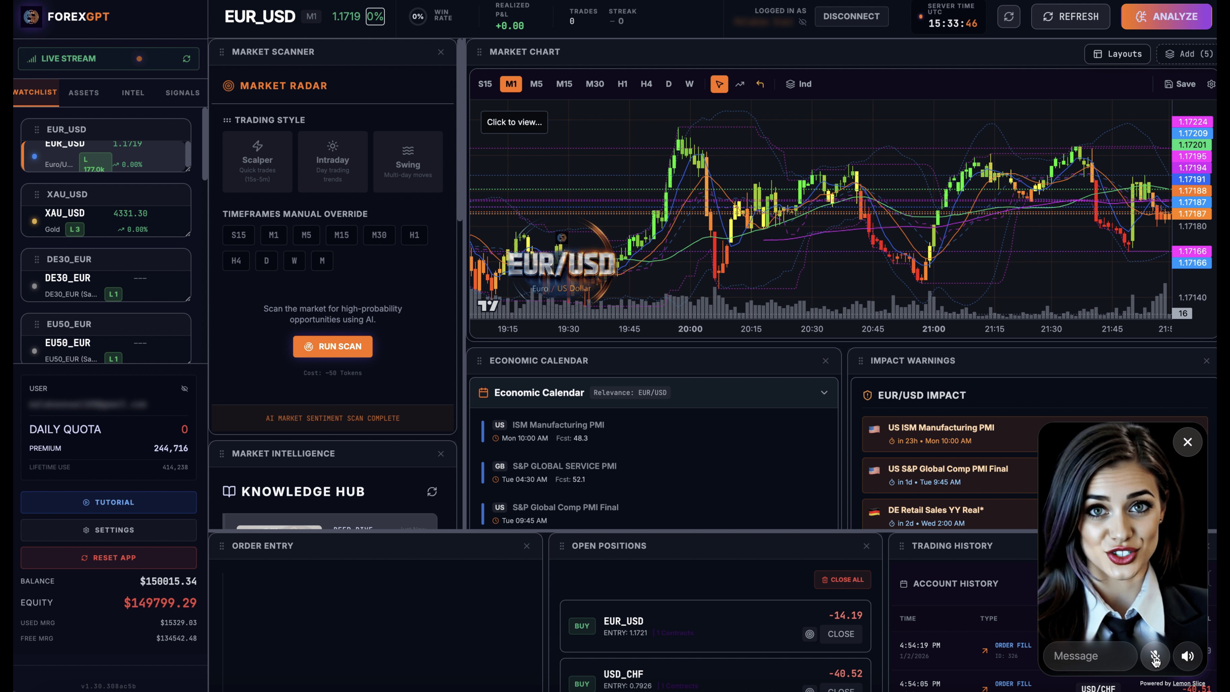 Screenshot 1 of ForexGPT®