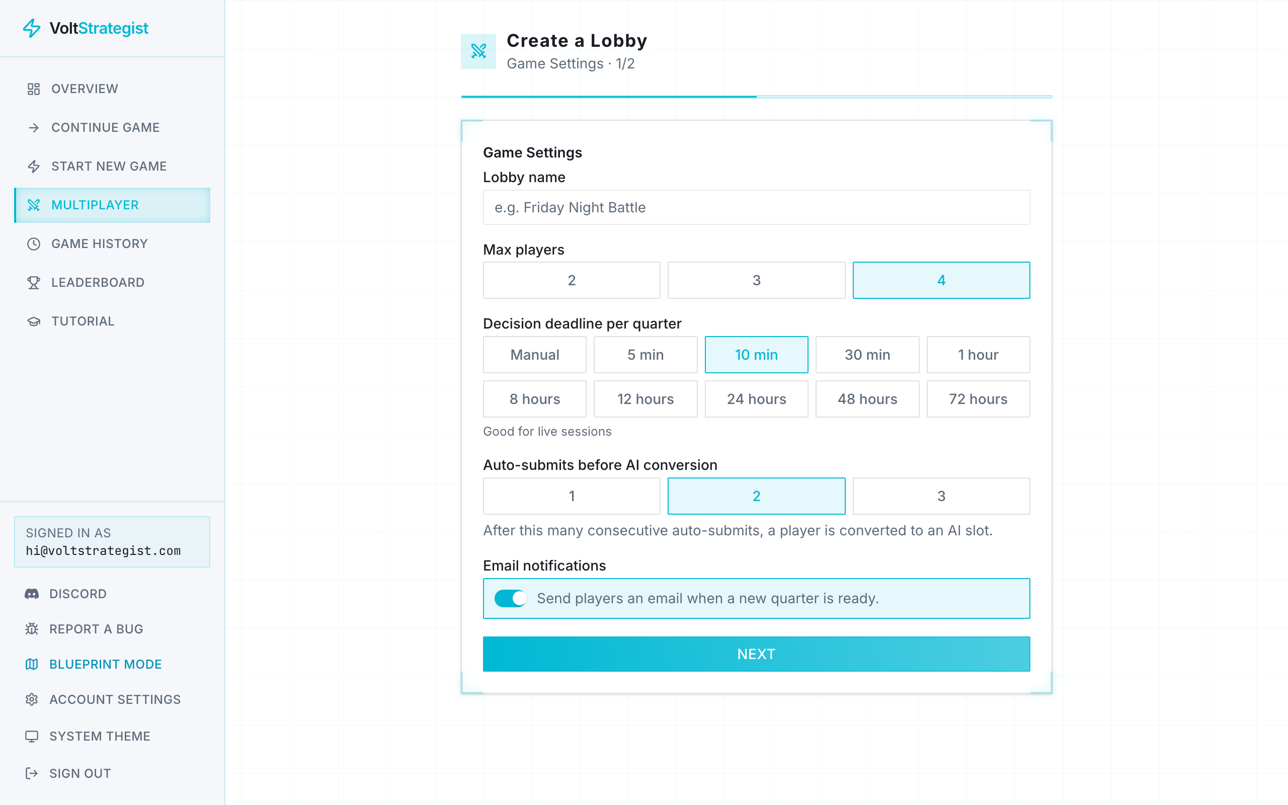 Screenshot 3 of VoltStrategist