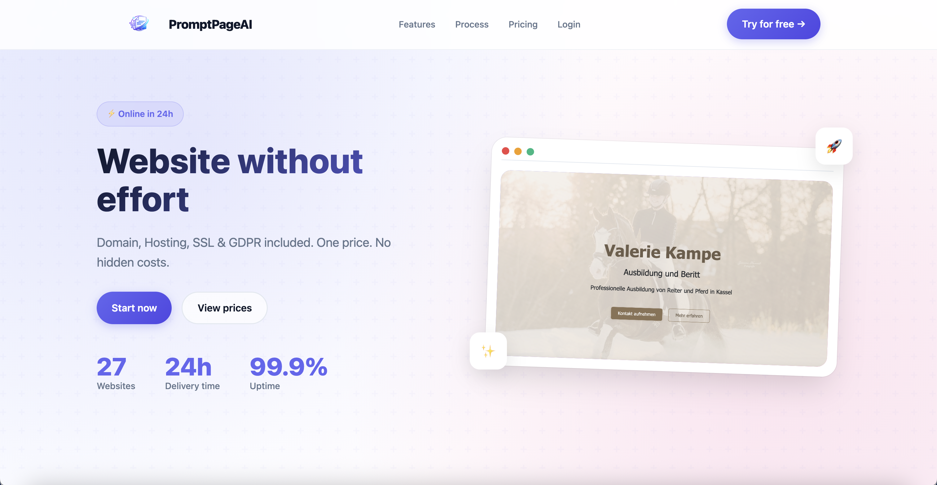 Screenshot 1 of PromptPageAI