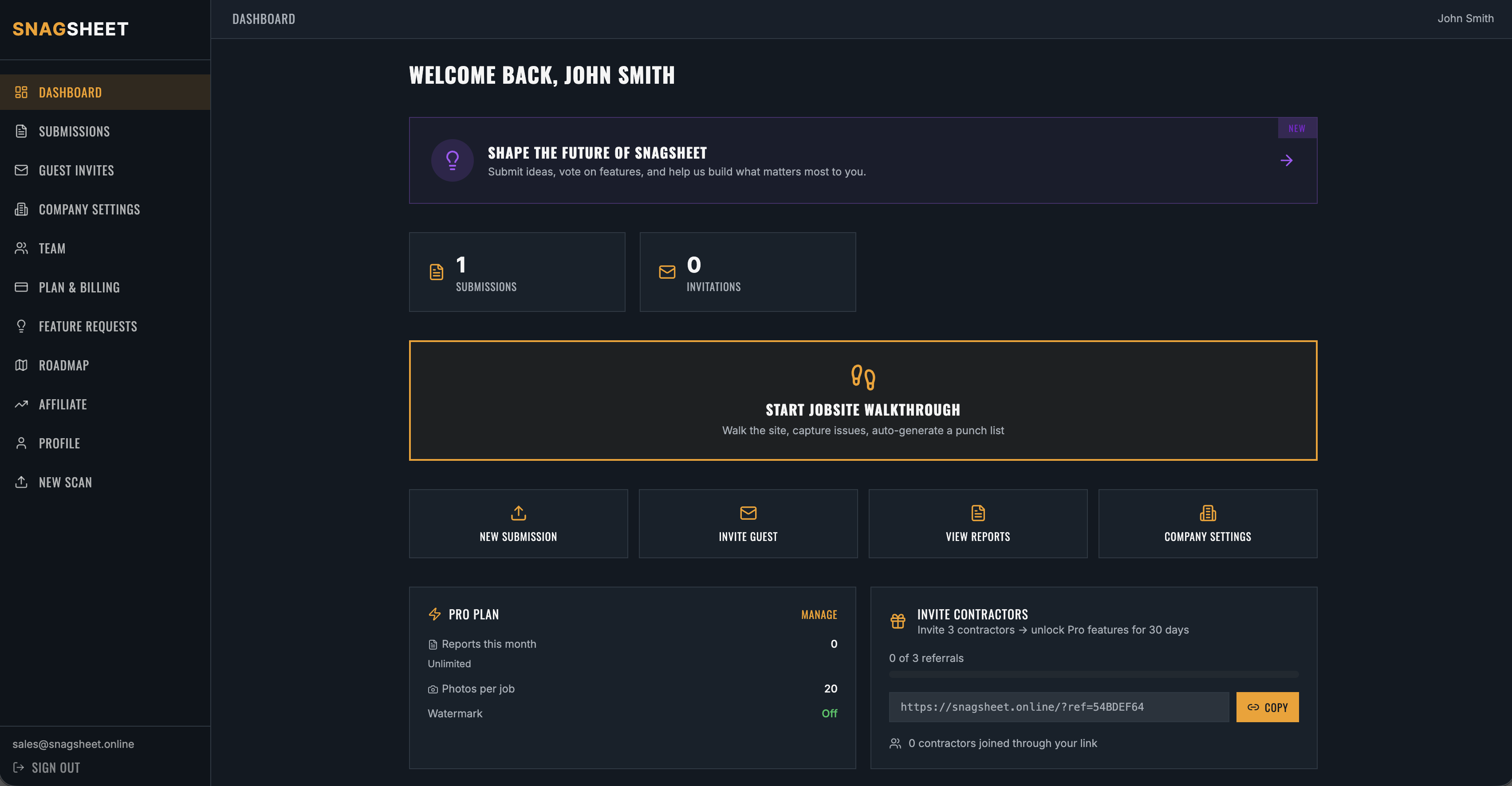 Screenshot 5 of SnagSheet