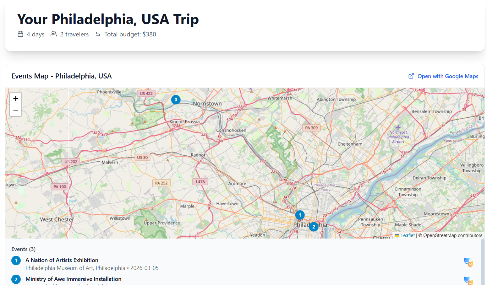 Screenshot 7 of Tourify Trip Planner