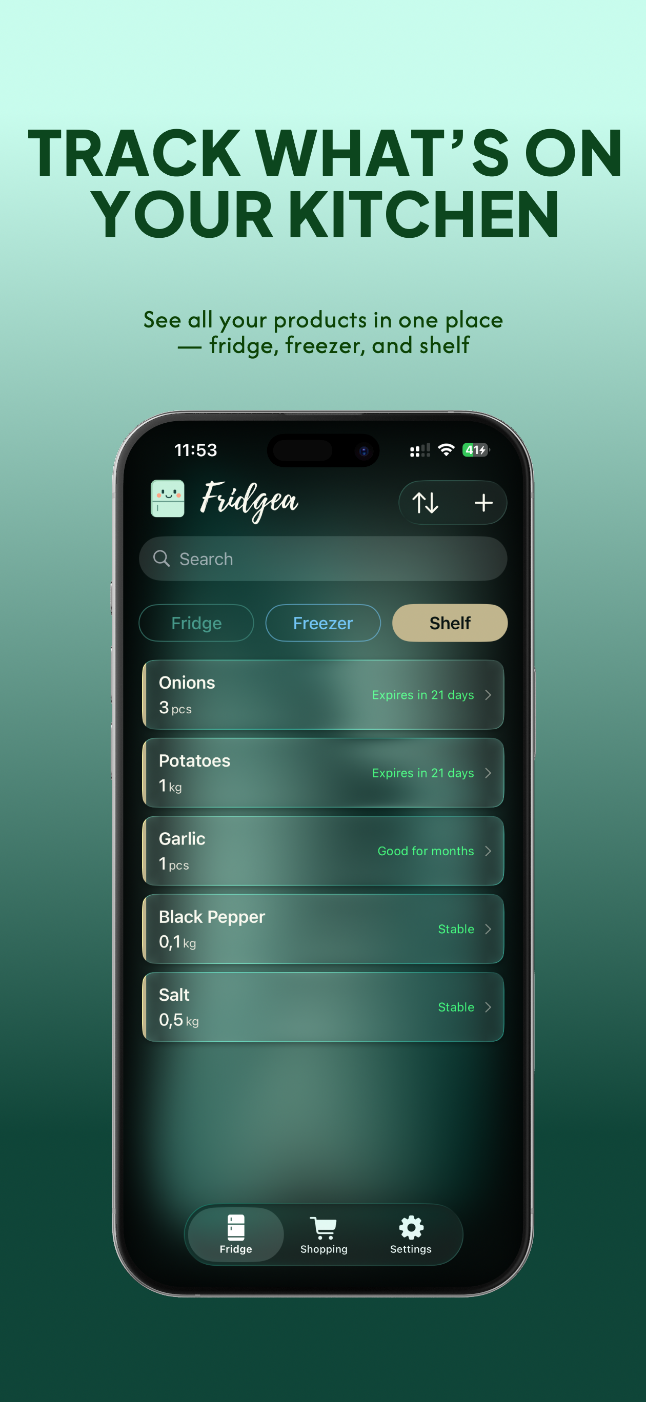 Screenshot 3 of Fridgea