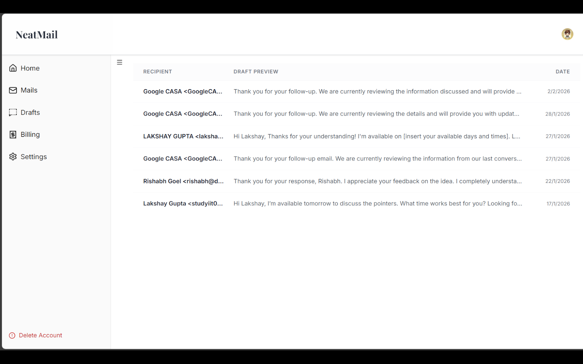 Screenshot 7 of NeatMail
