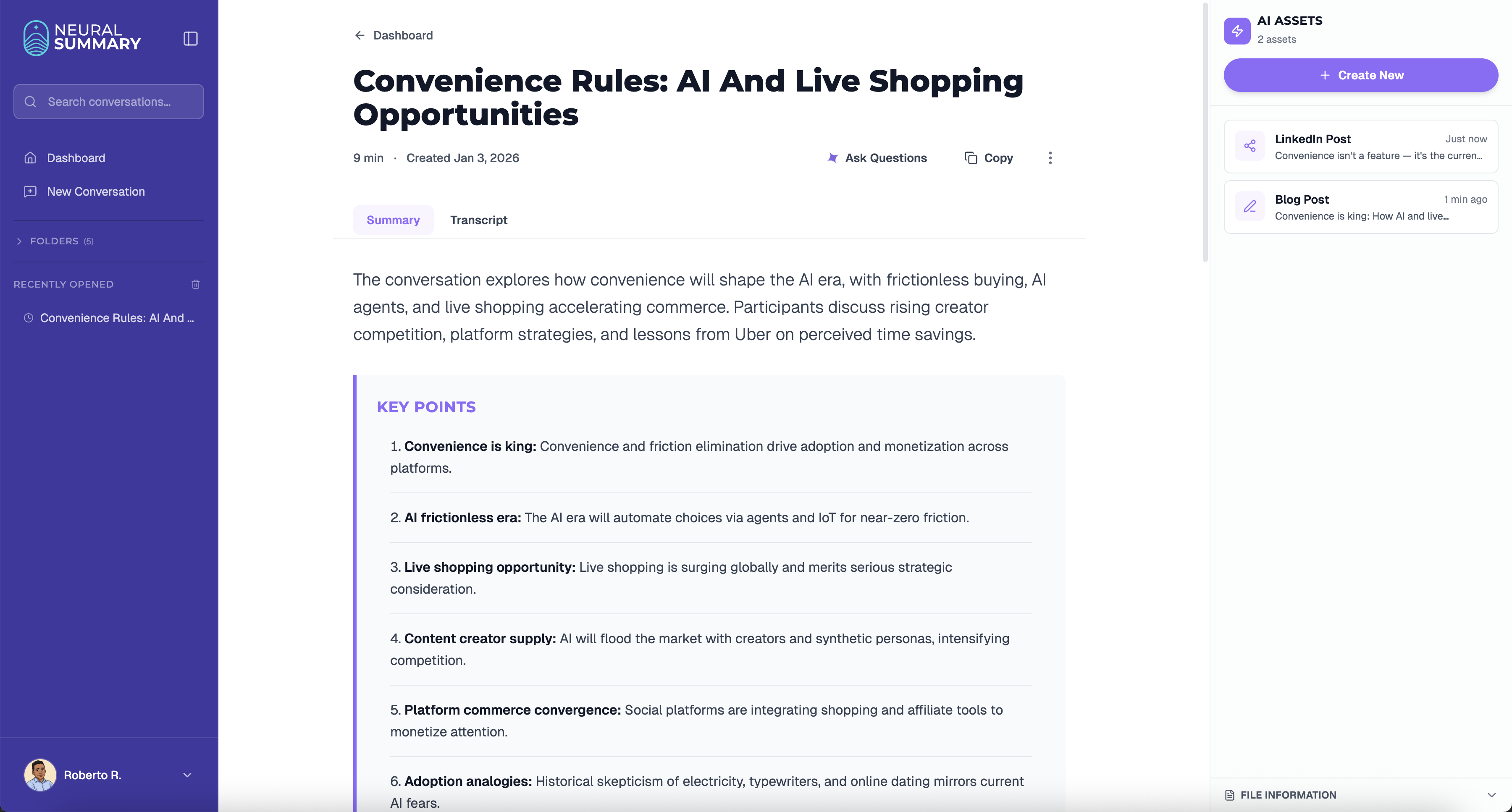 Screenshot 4 of Neural Summary