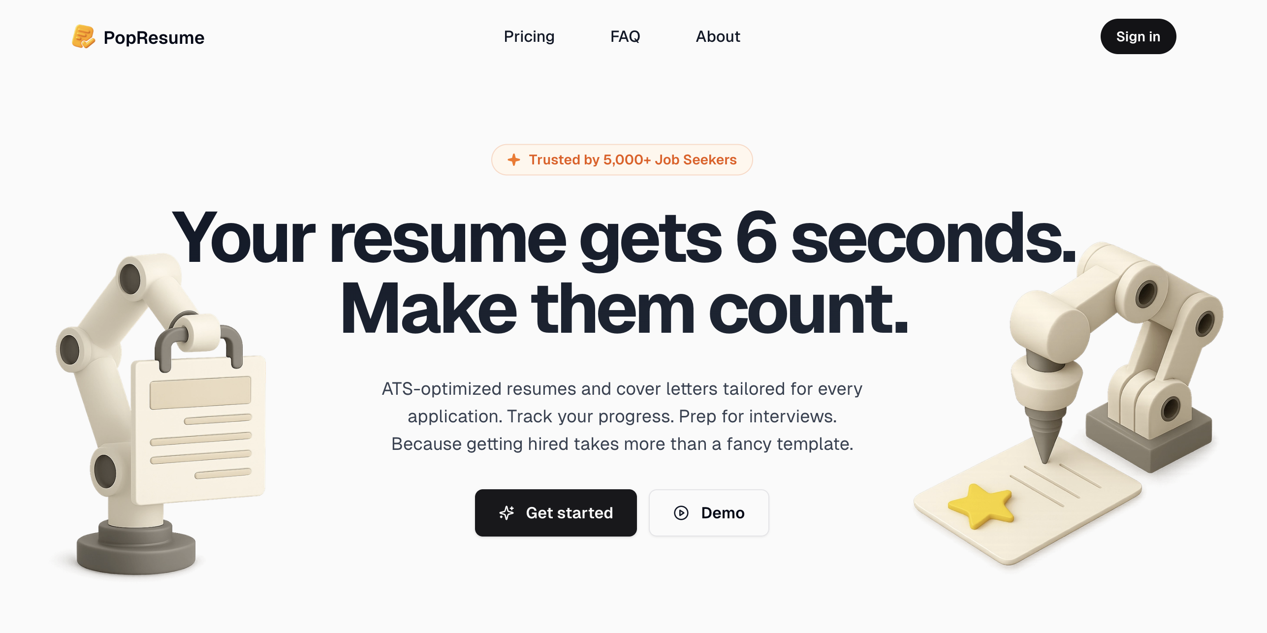 Screenshot 1 of PopResume -  Resume Builder