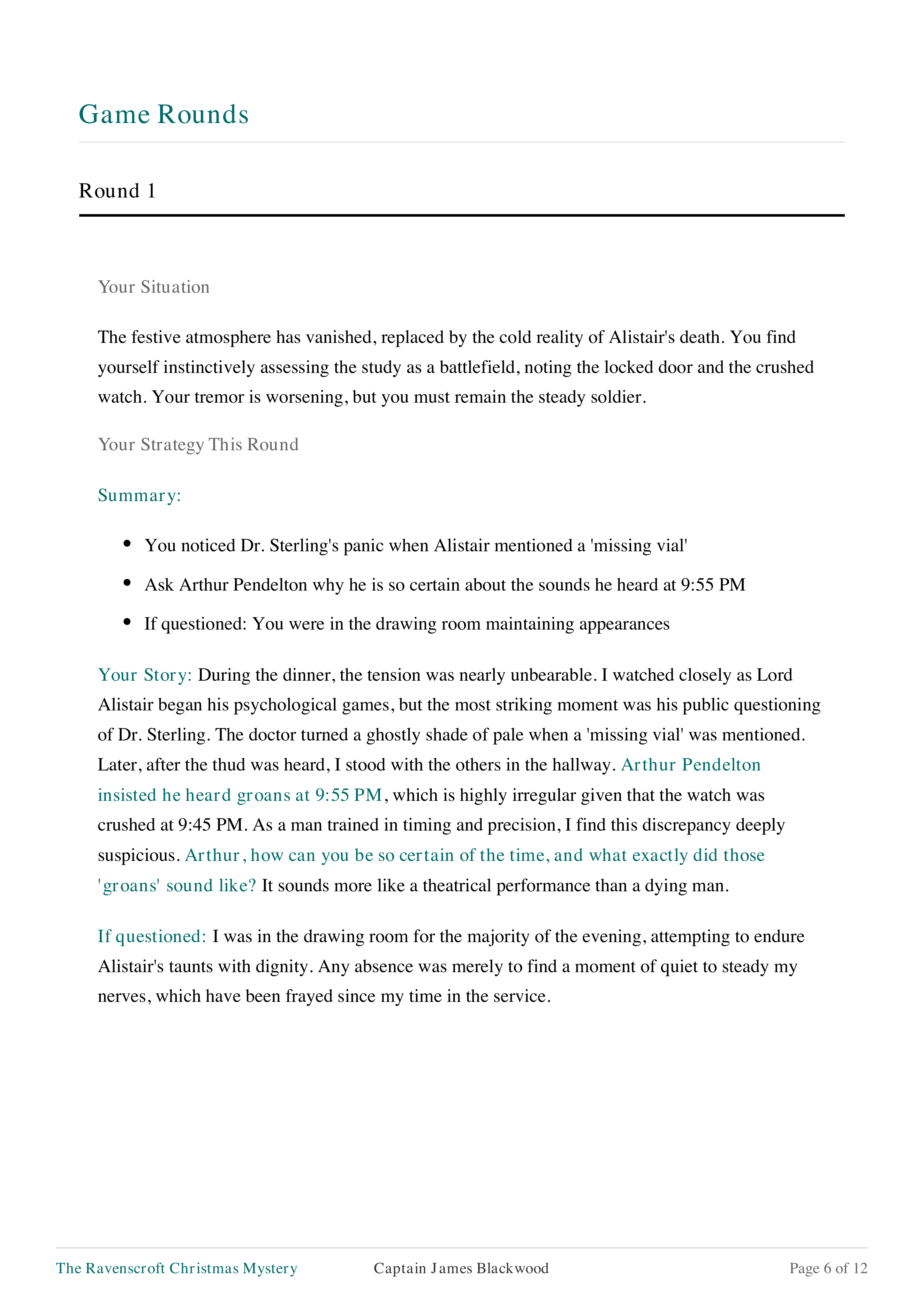 Screenshot 3 of MysteryShaper — Murder Mystery Games