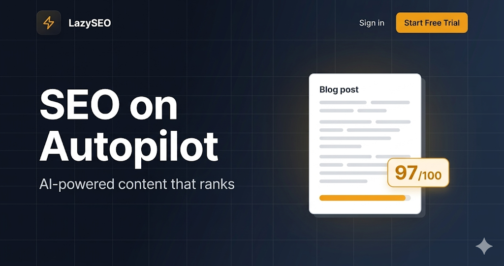 Screenshot 1 of LazySEO