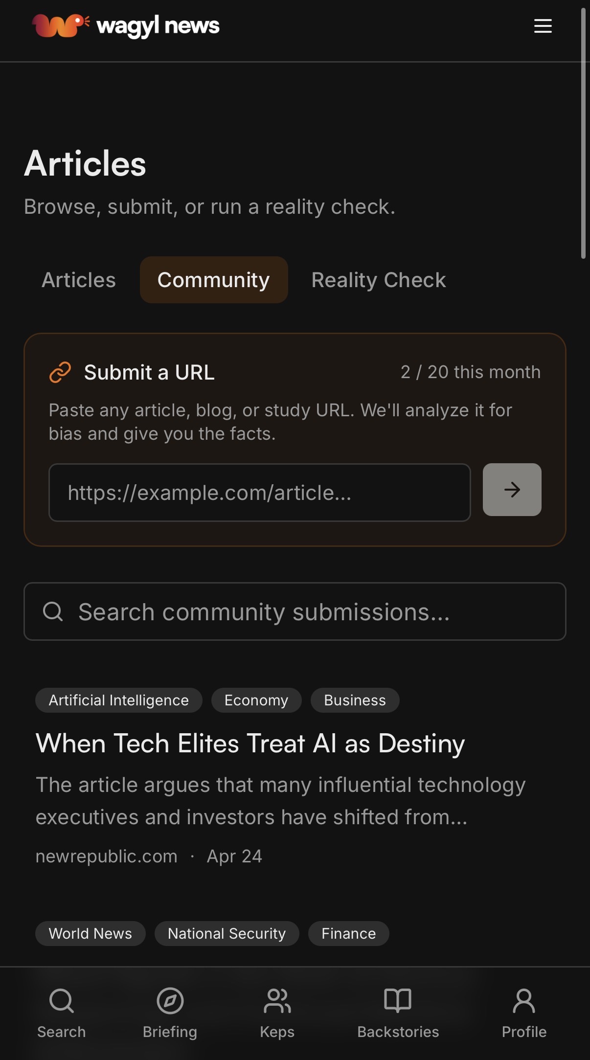 Screenshot 3 of Wagyl News