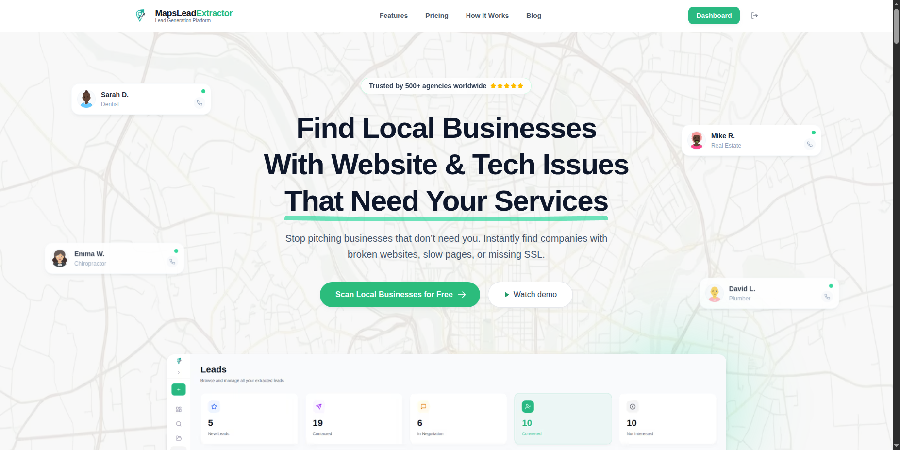 Screenshot 1 of MapsLead Extractor