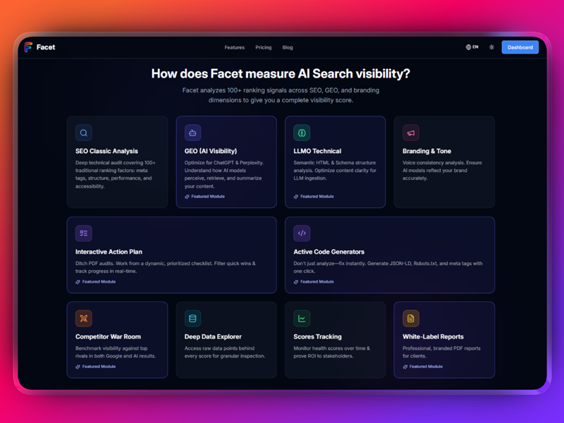Screenshot 3 of Facet
