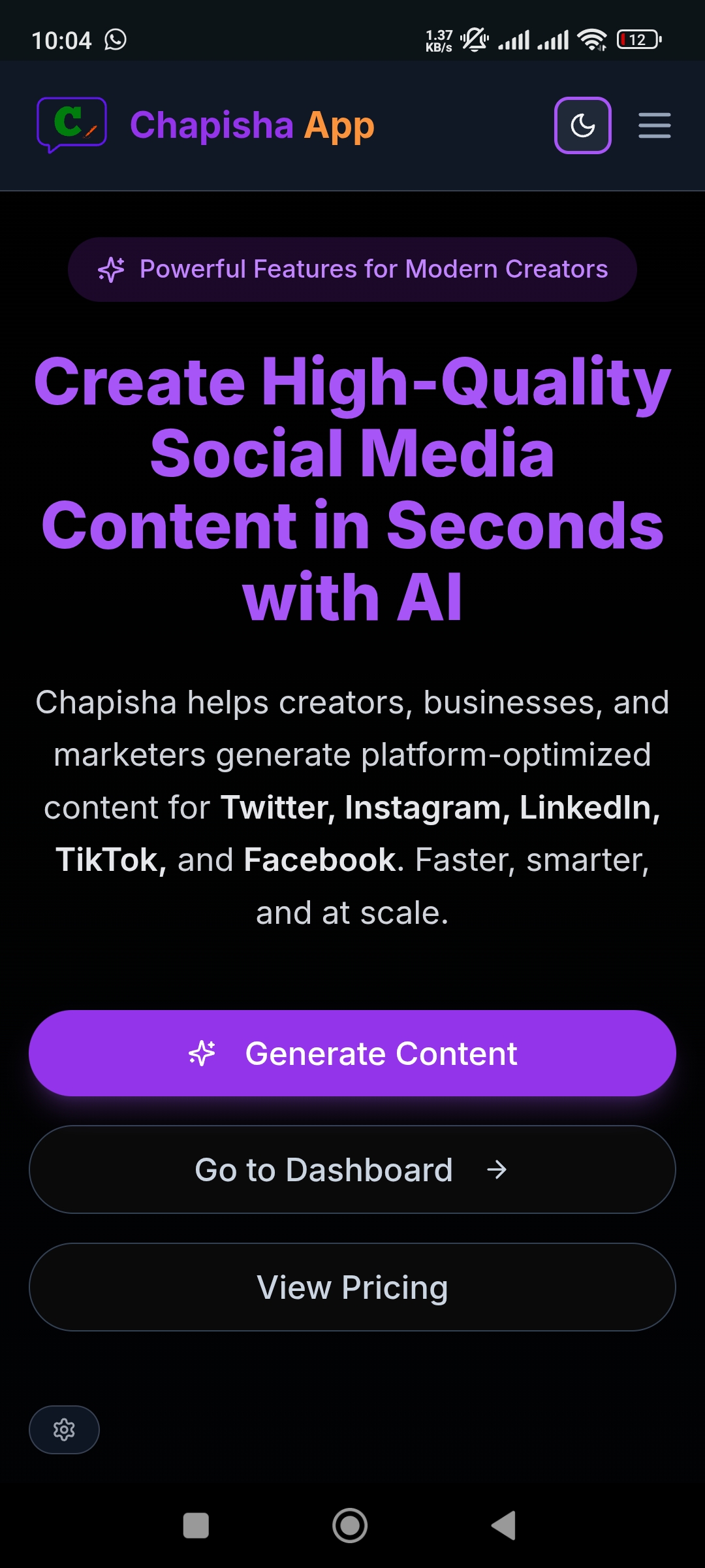 Screenshot 3 of Chapisha App