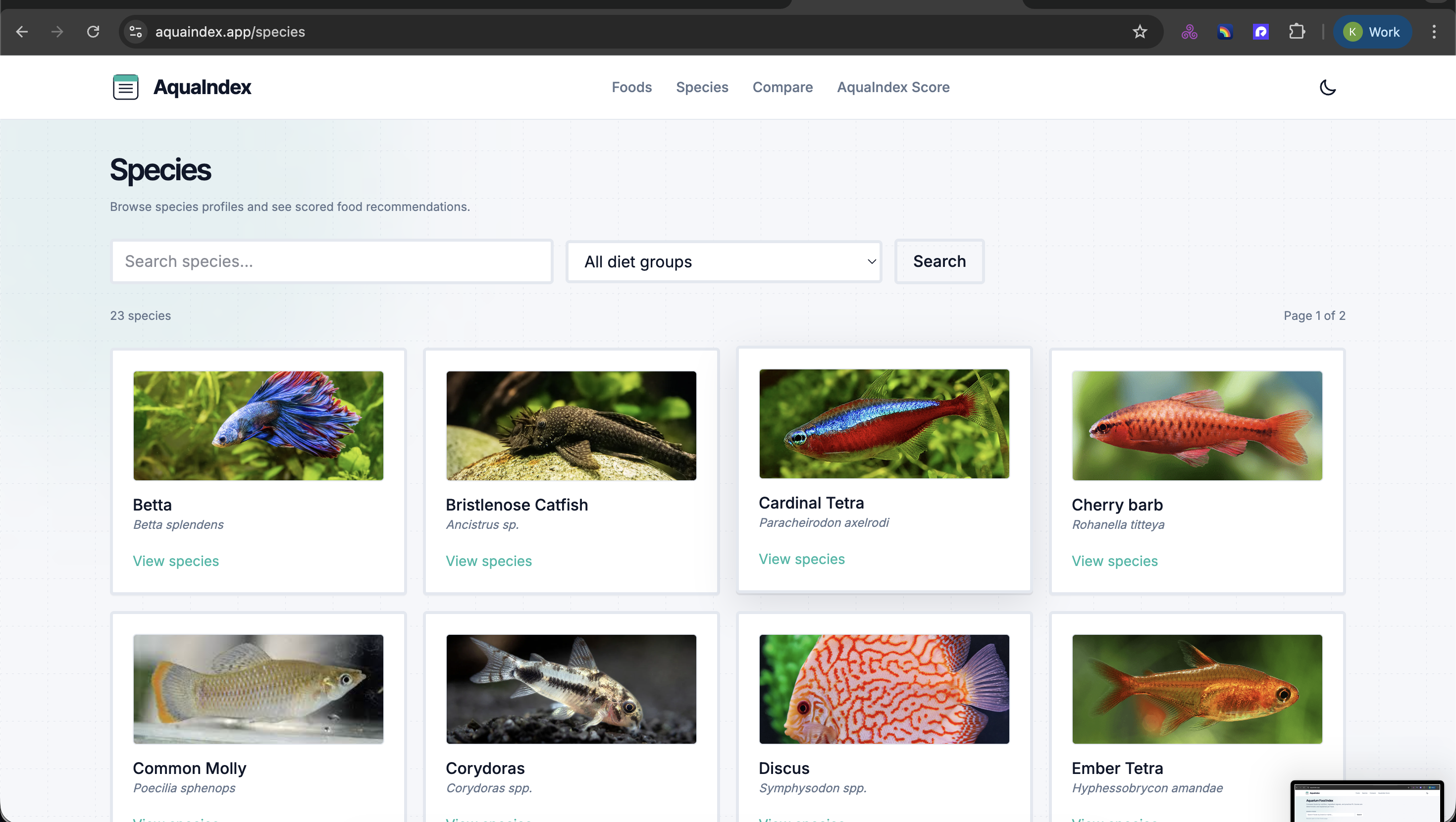 Screenshot 2 of AquaIndex