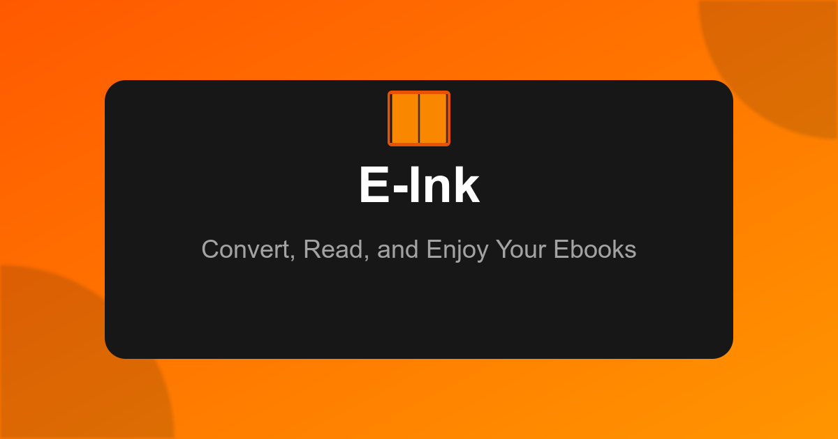Screenshot 1 of E-Ink - Free Web to eBook Converter 
