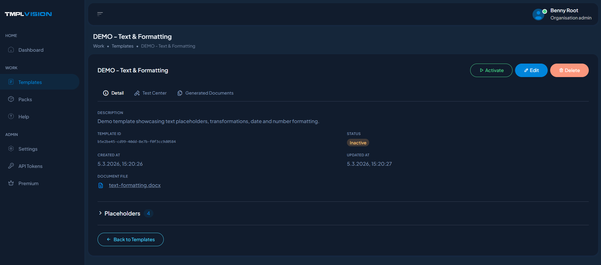 Screenshot 3 of TmplVision