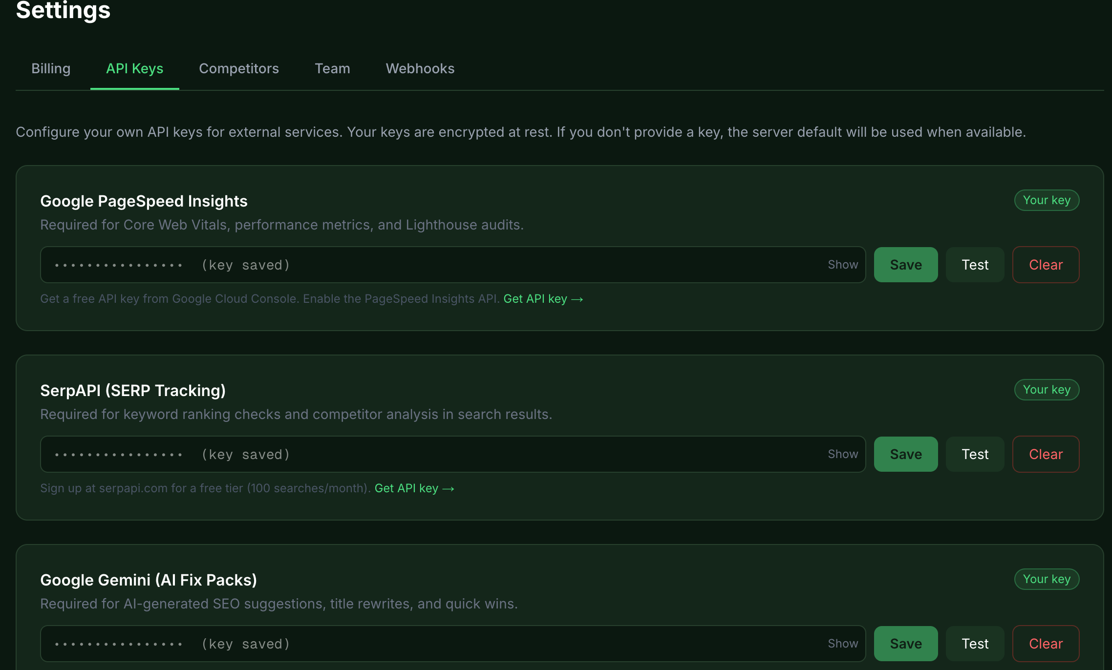 Screenshot 2 of SEOscar