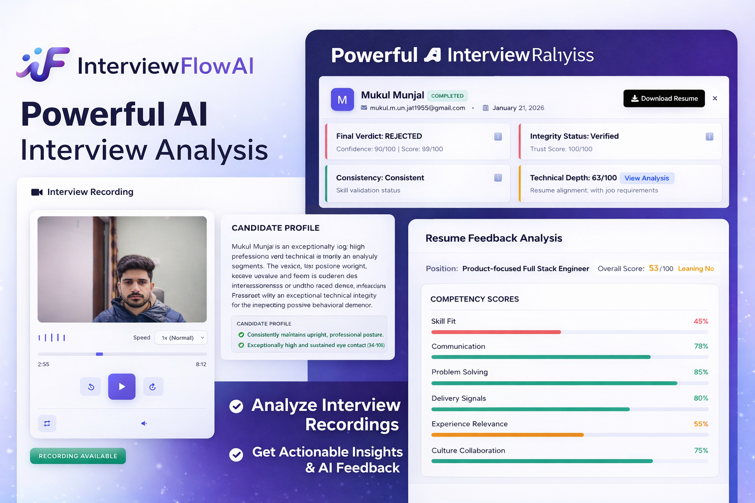 Screenshot 4 of InterviewFlowAI - AI Interviews