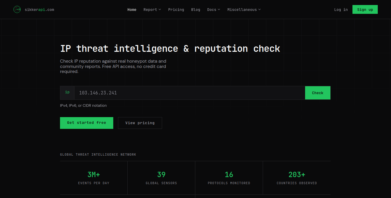 Screenshot 1 of SikkerAPI