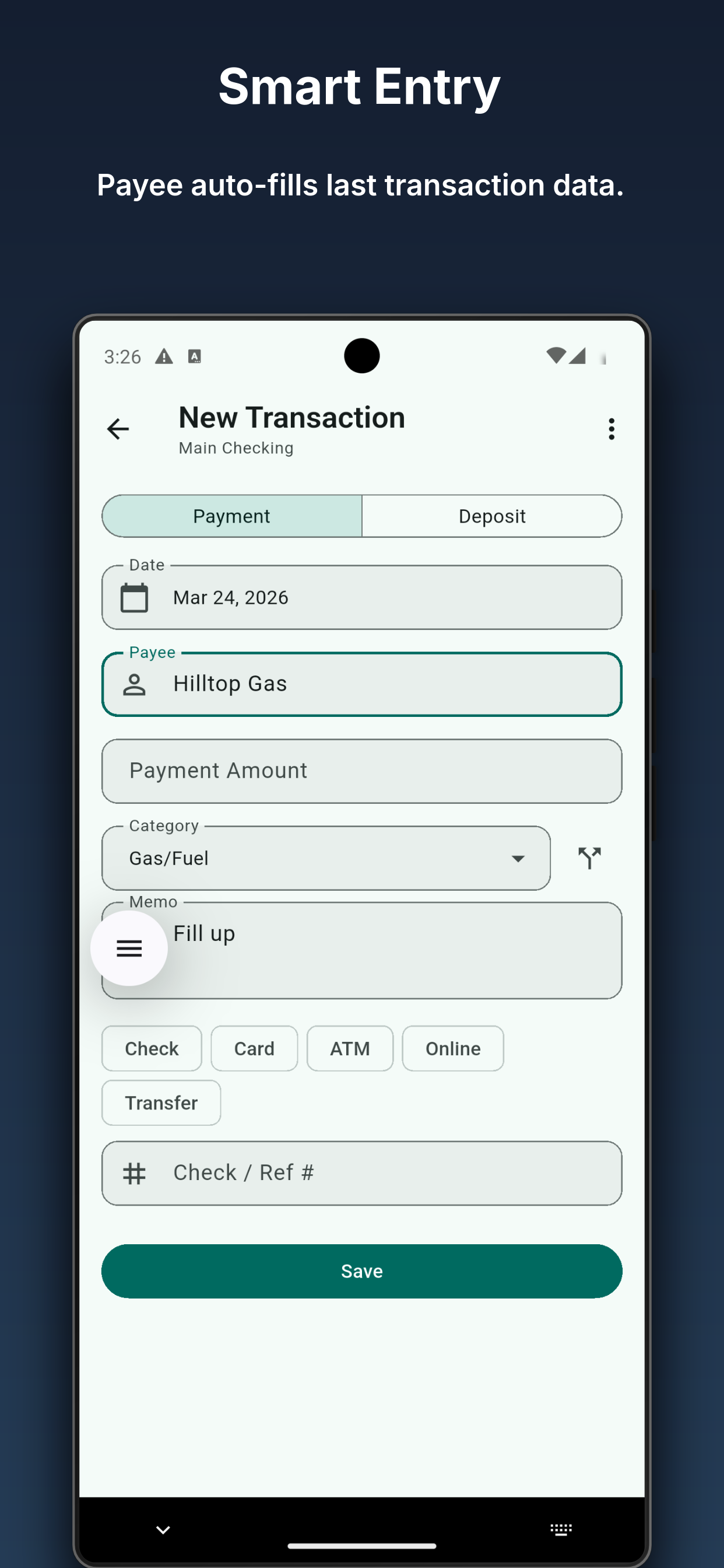 Screenshot 4 of Caffeinated Checkbook