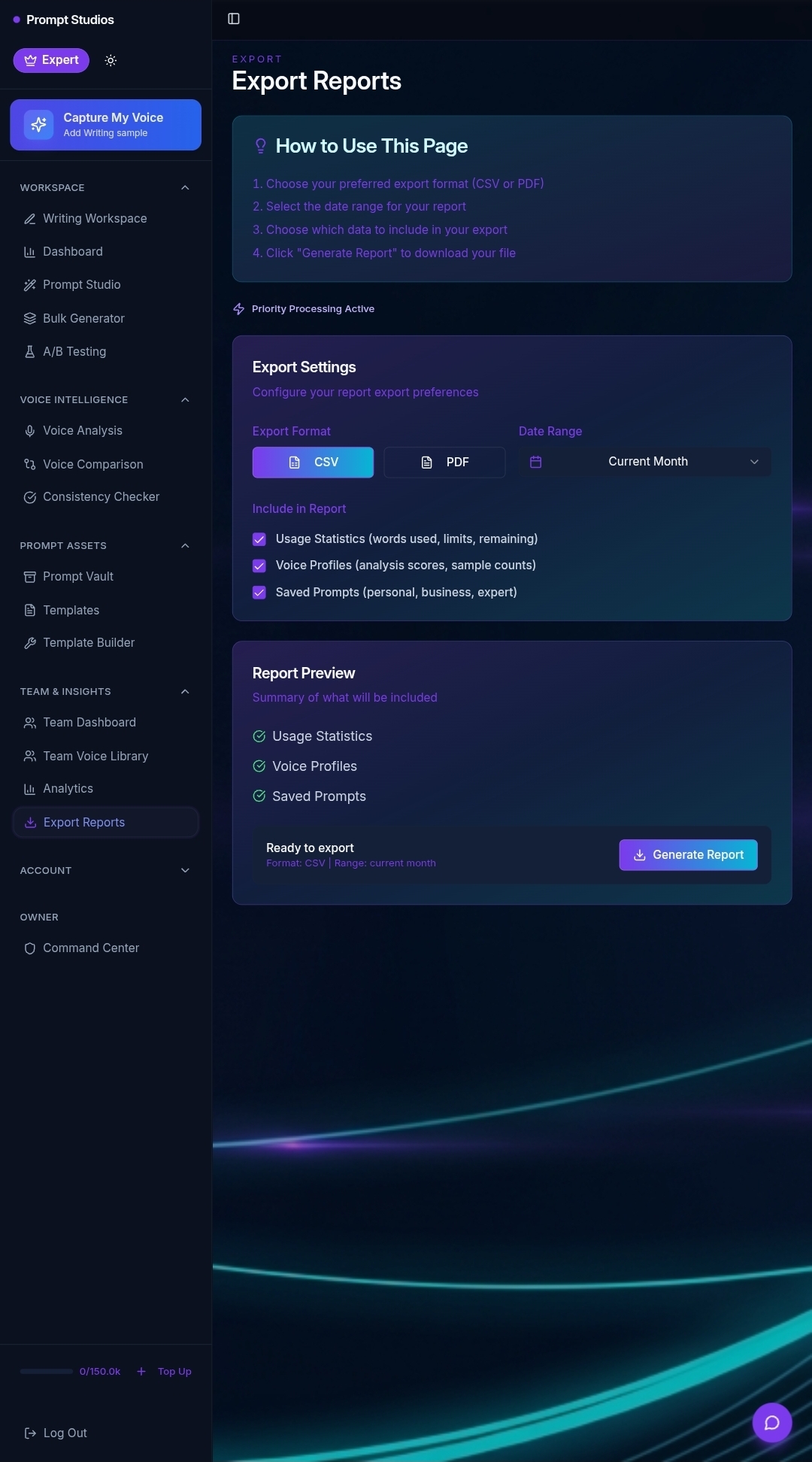 Screenshot 8 of PromptForge
