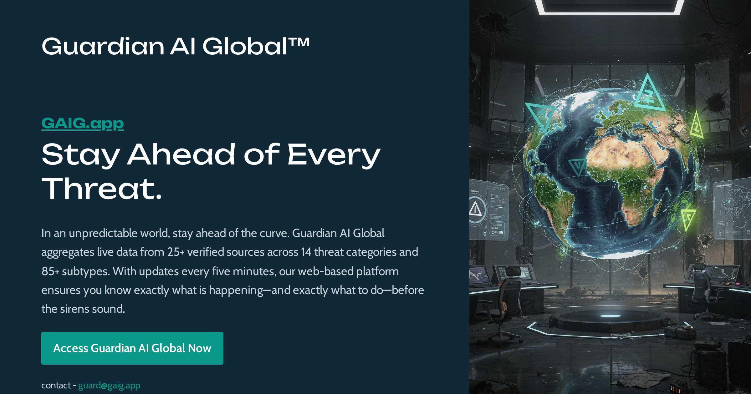 Screenshot 1 of Guardian AI Global