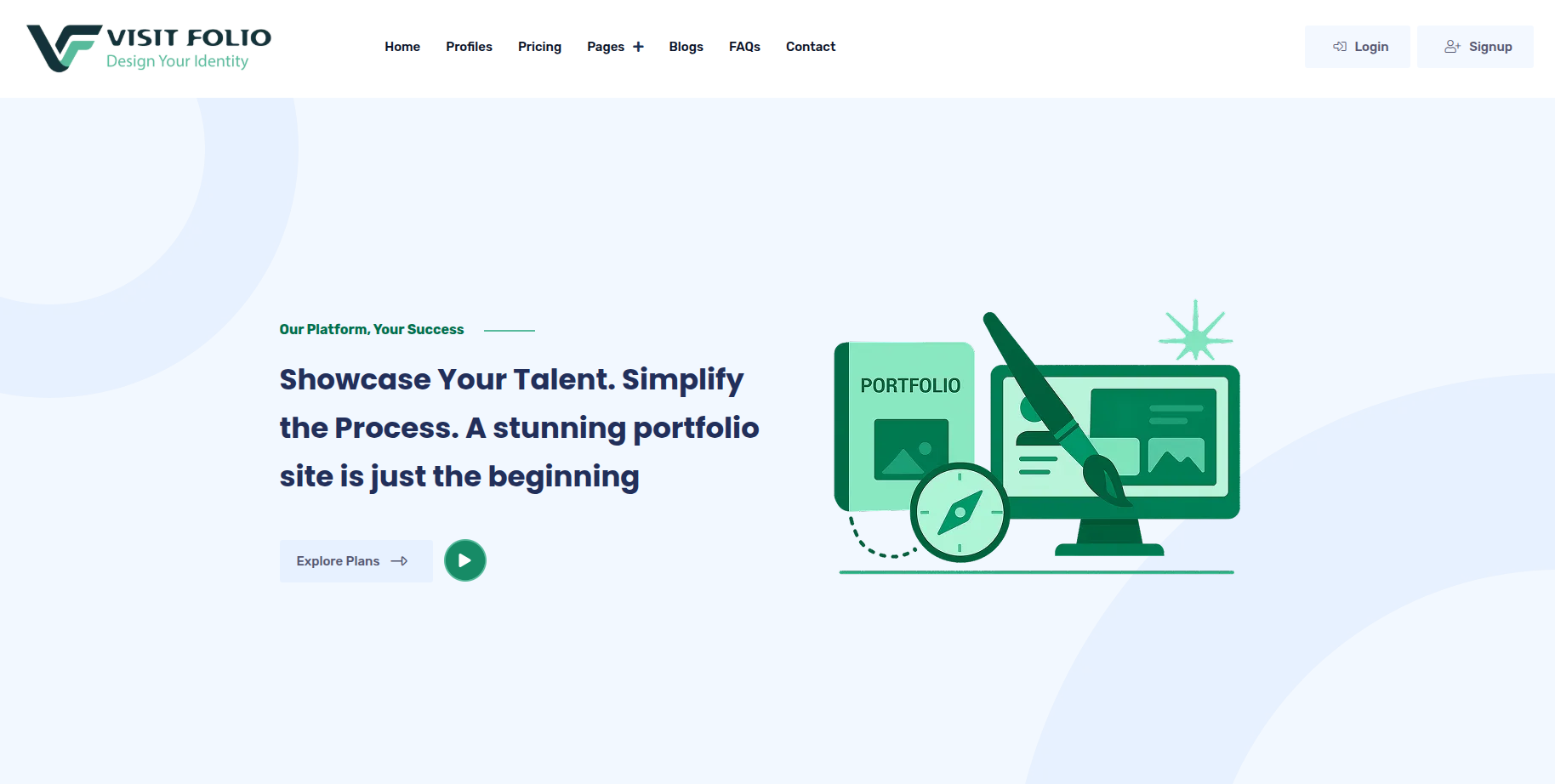 Screenshot 1 of VisitFolio