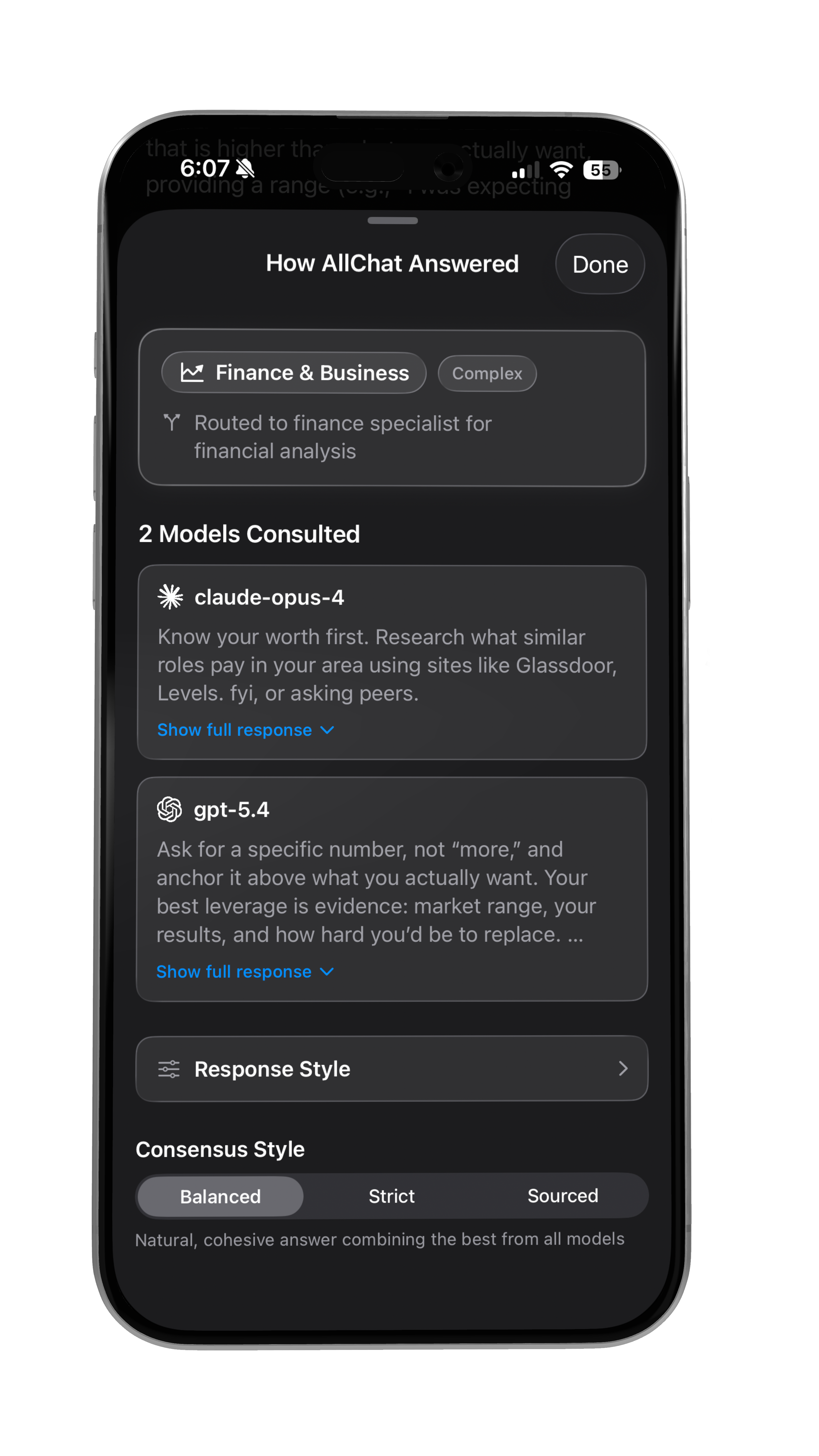 Screenshot 3 of AllChat AI