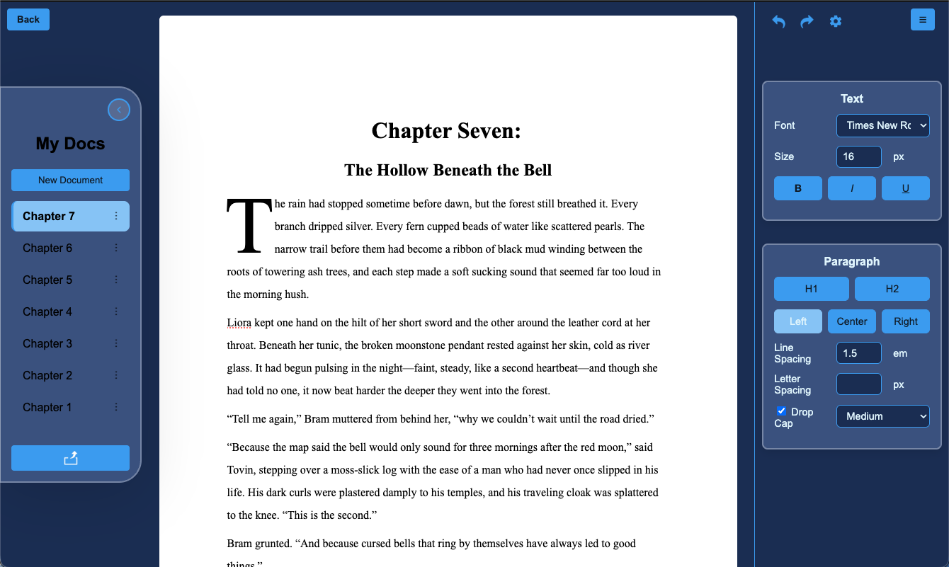 Screenshot 4 of AuthWriter