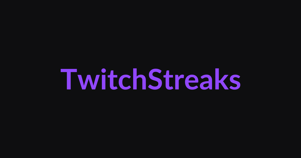 Screenshot 1 of TwitchStreaks