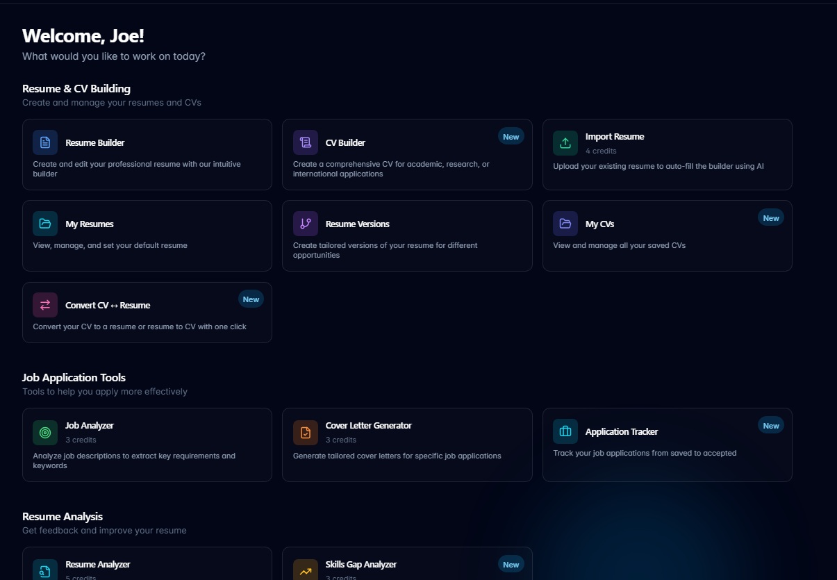 Screenshot 2 of Career Scribe AI