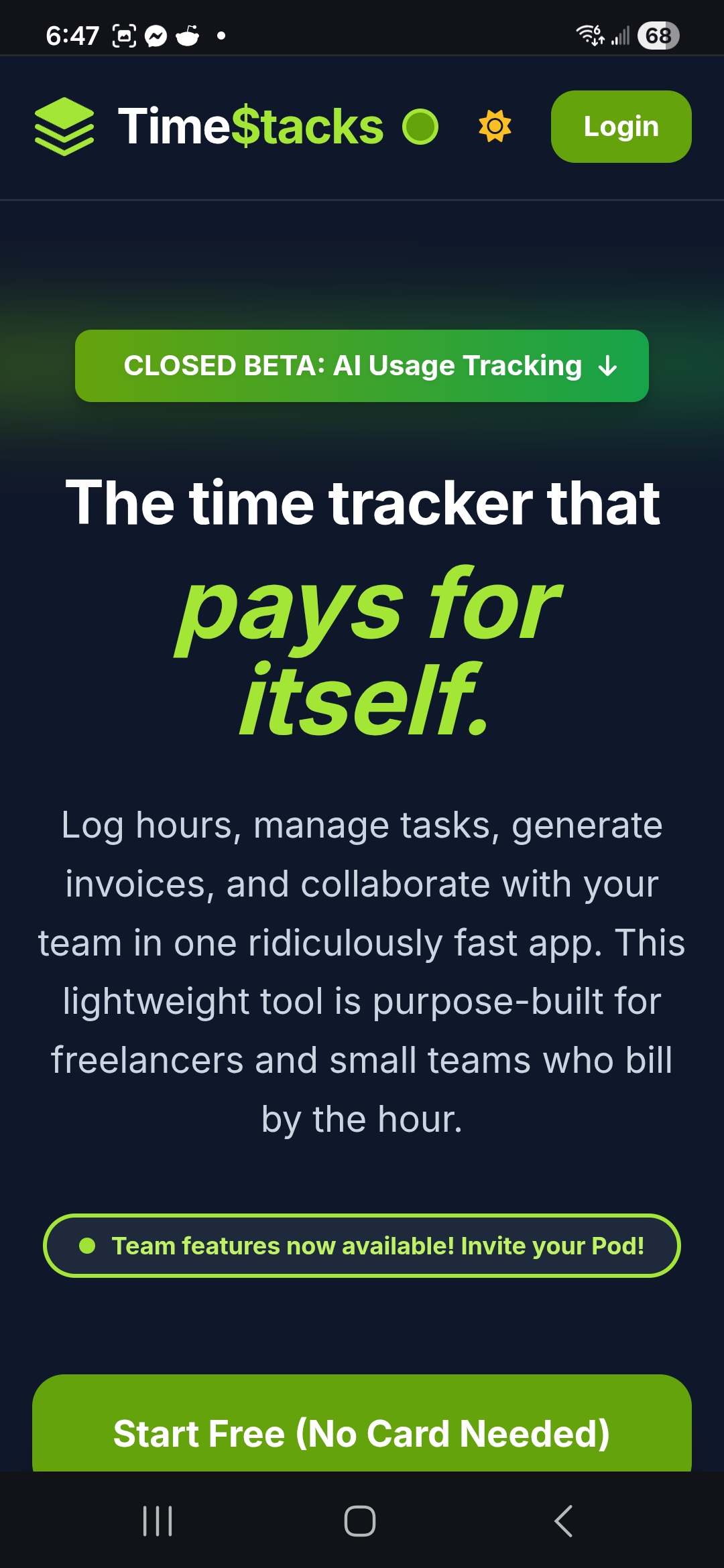 Screenshot 2 of TimeStacks