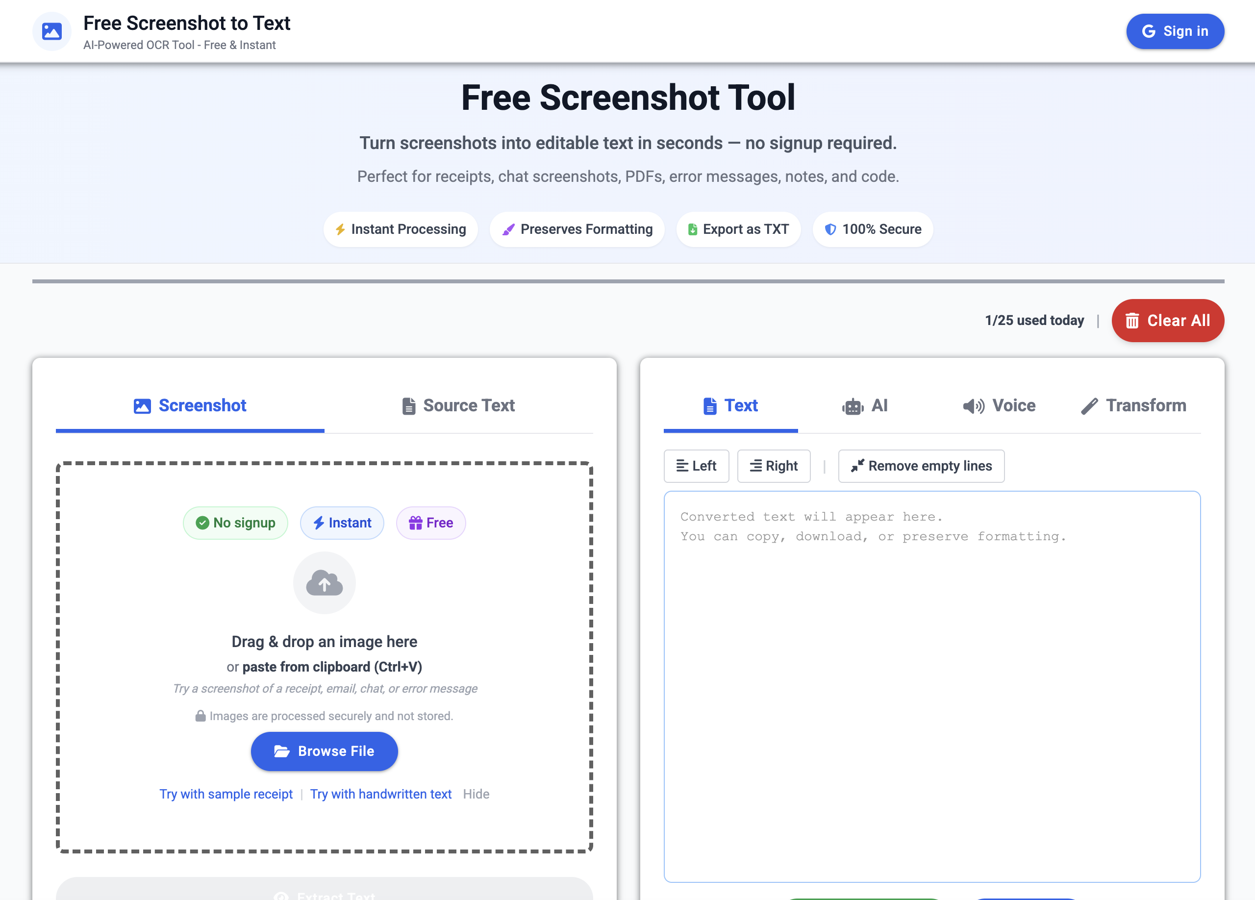 Screenshot 1 of ScreenShotConverter