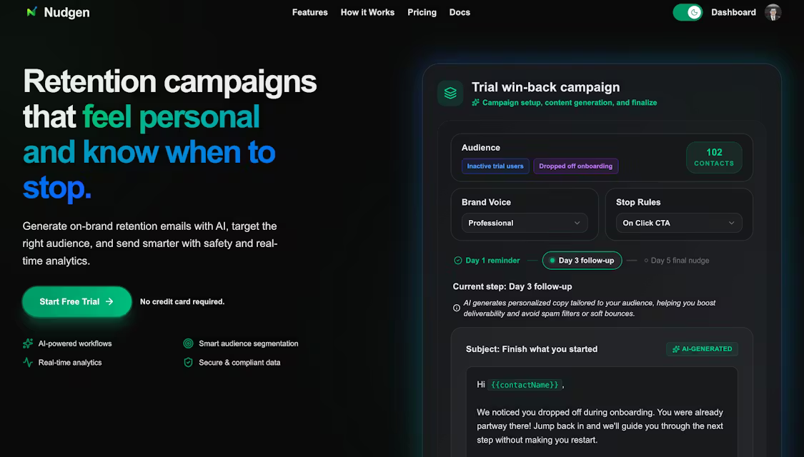 Screenshot 1 of Nudgen