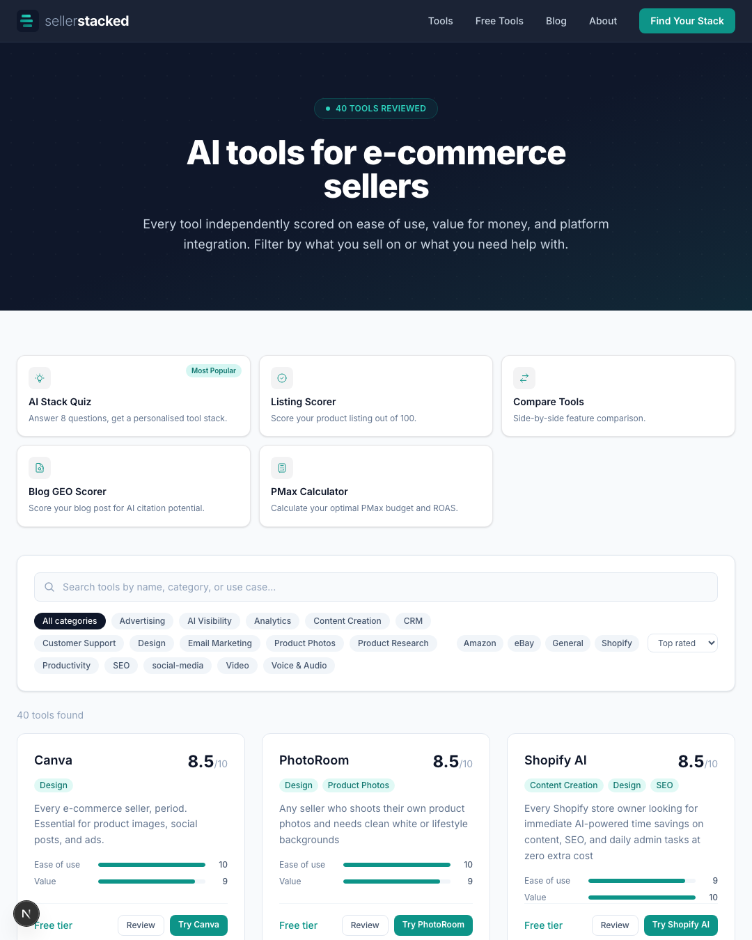 Screenshot 2 of Seller Stacked