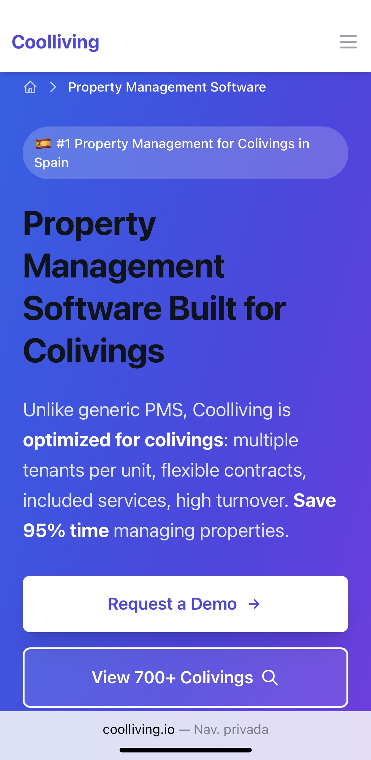 Screenshot 2 of coolliving.io
