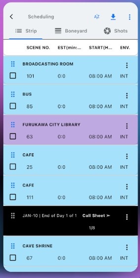 Screenshot 1 of Movie Scheduling Software | Studiovity
