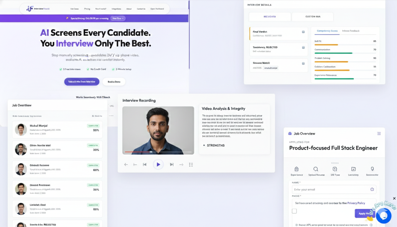 Screenshot 1 of InterviewFlowAI - AI Interviews