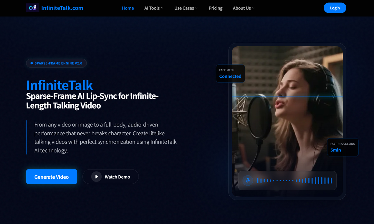 Screenshot 1 of InfiniteTalk AI
