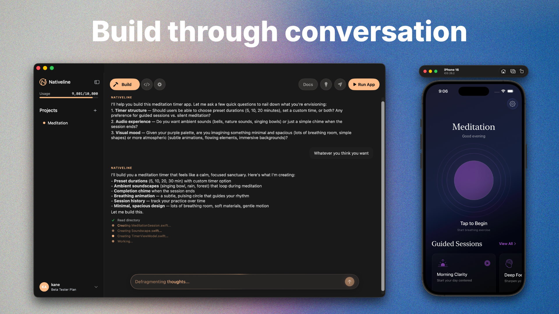 Screenshot 1 of Nativeline