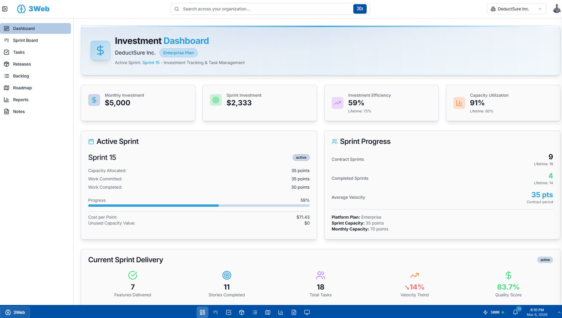 Screenshot 9 of 3Web