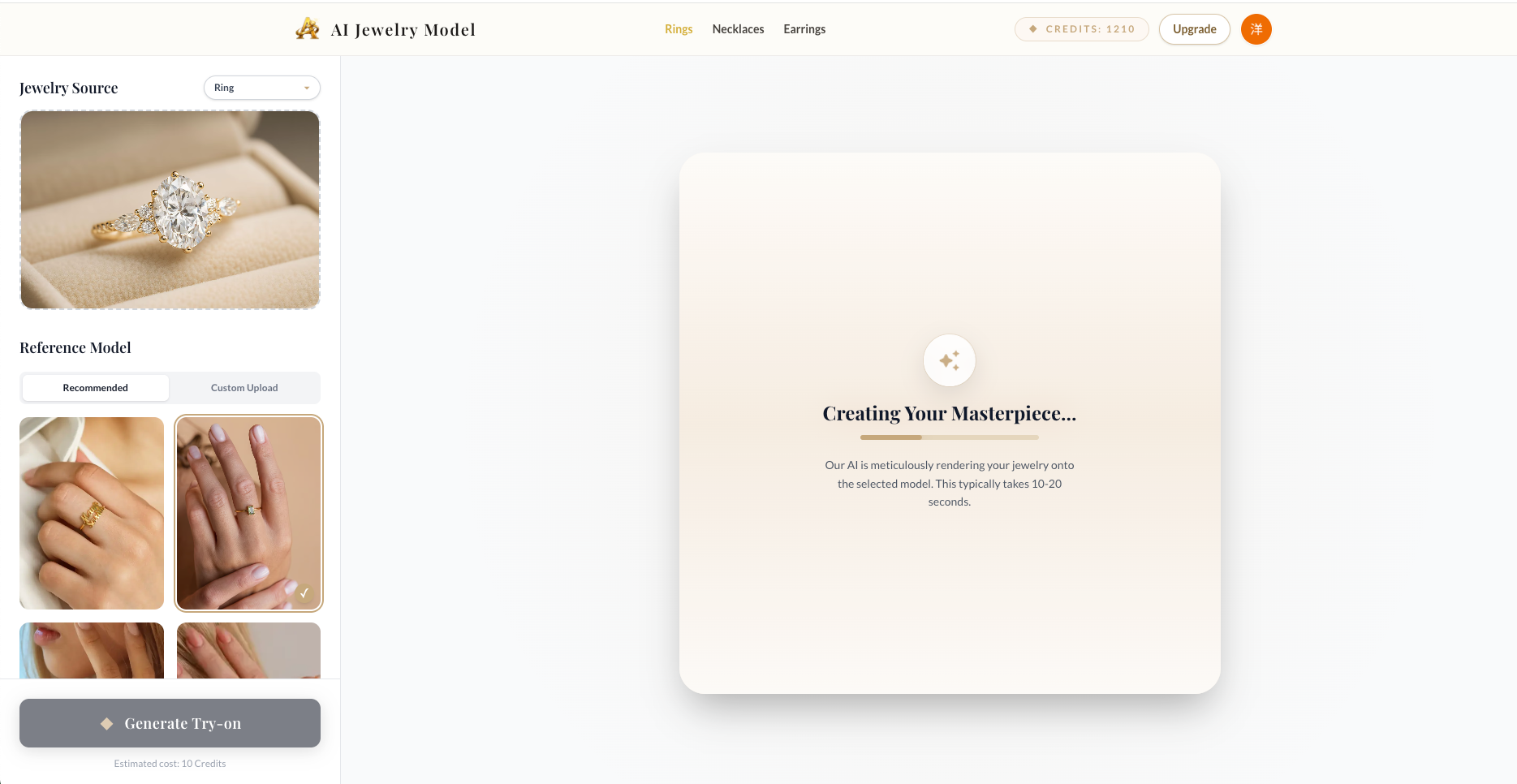 Screenshot 3 of AI Jewelry Model